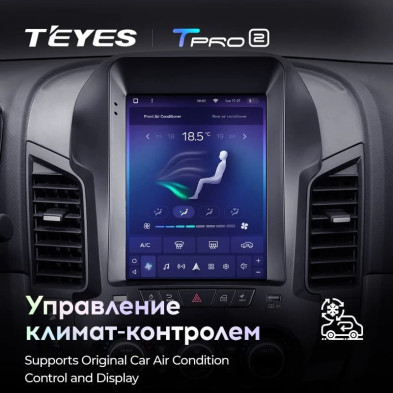 Штатная магнитола Tesla style Teyes TPRO 2 3/32 Ford Ranger 3 (2011-2015)