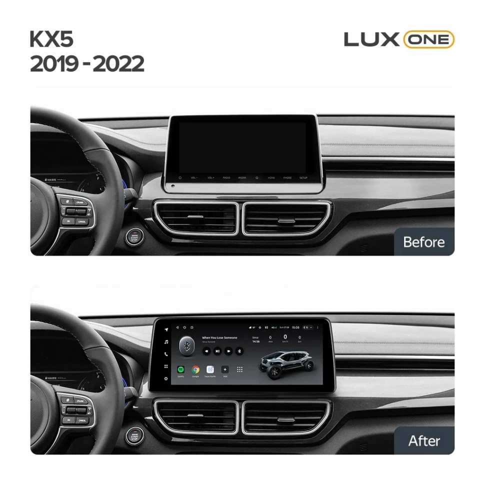 Переходная рамка Kia KX5 (2019-2022) (12,3")