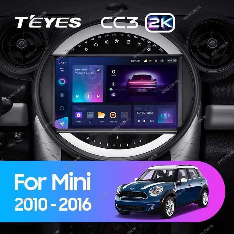 Штатная магнитола Teyes CC3 2K 4/32 Mini Cooper (2010-2016) F2