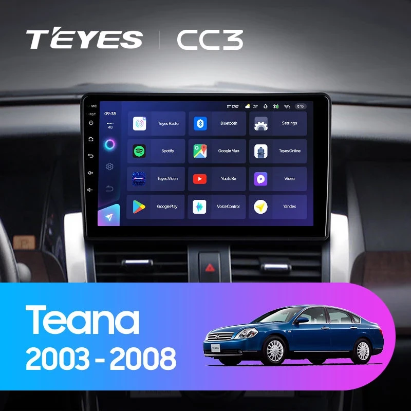 Штатная магнитола Teyes CC3 4/32 Nissan Teana J31 (2003-2008) F1