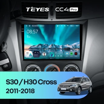 Штатная магнитола Teyes CC4 Pro 12/256 Dongfeng S30 H30 Cross (2011-2018)