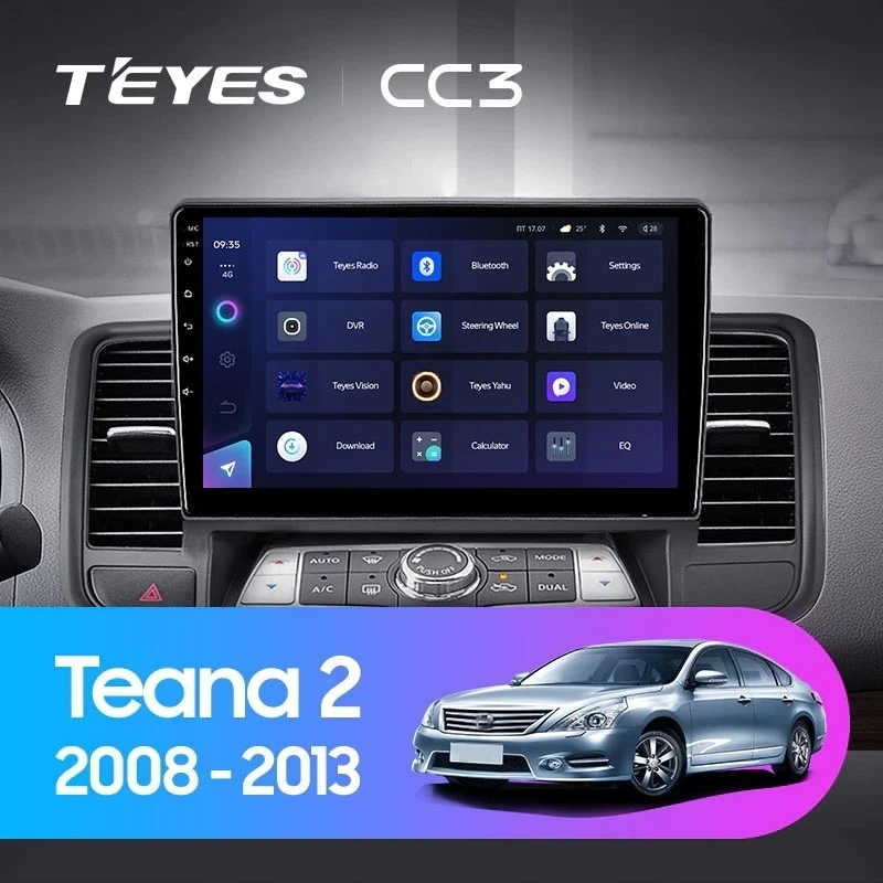 Штатная магнитола Teyes CC3 4/64 Nissan Teana J32 (2008-2013) Тип-B