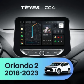 Штатная магнитола Teyes CC4 6/64 Chevrolet Orlando 2 (2018-2023)