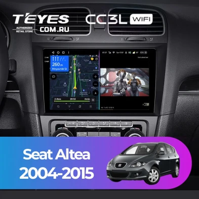 Штатная магнитола Teyes CC3L WiFi 2/32 Seat Altea (2004-2015)