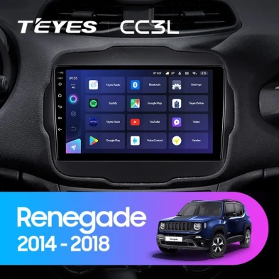 Штатная магнитола Teyes CC3L 4/32 Jeep Renegade (2014-2018)
