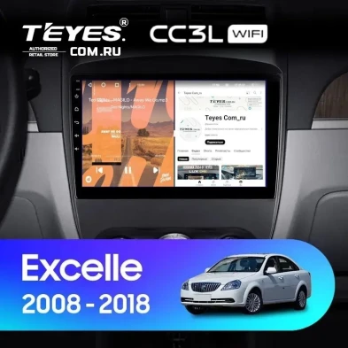 Штатная магнитола Teyes CC3L WiFi 2/32 Buick Excelle (2008-2018)