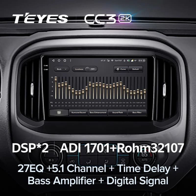 Штатная магнитола Teyes CC3 2K 6/128 Chevrolet Colorado 2 (2014-2022)