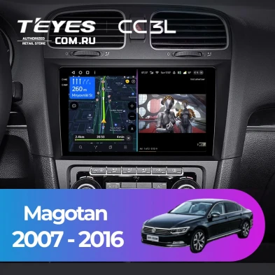 Штатная магнитола Teyes CC3L 4/64 Volkswagen Magotan (2007-2016)