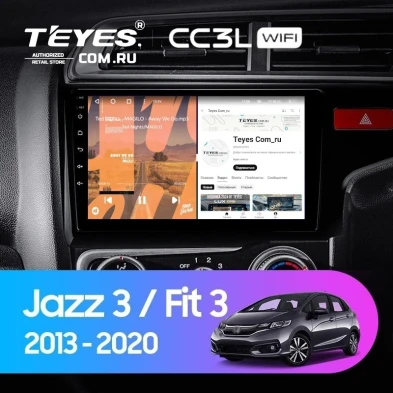 Штатная магнитола Teyes CC3L WiFi 2/32 Honda Jazz 3 (2015-2020) Тип-A Правый руль