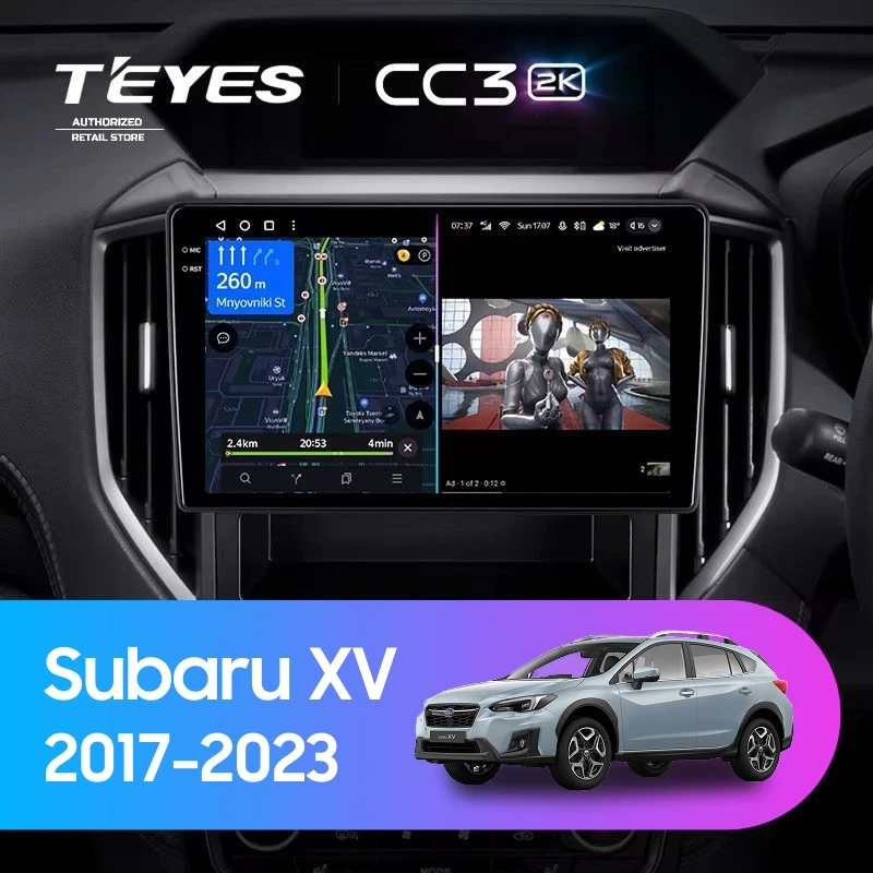 Штатная магнитола Teyes CC3 2K 4/32 Subaru XV (2017-2023)